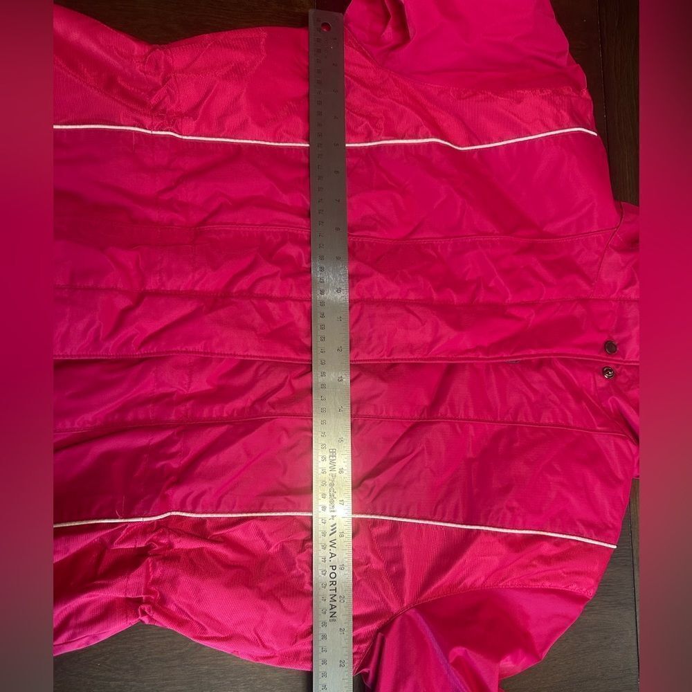 Columbia Women’s Large Pink Quilted Hooded Parka - Picture 7 of 7